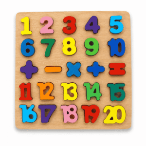 Wooden Number Puzzle for Kids