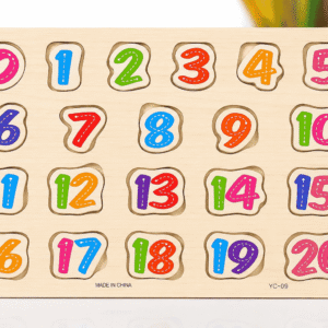 Wooden Number Puzzle for Kids