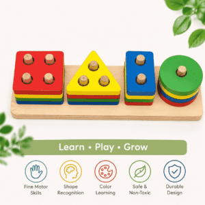 Wooden Shape Sorting Puzzle for Kids