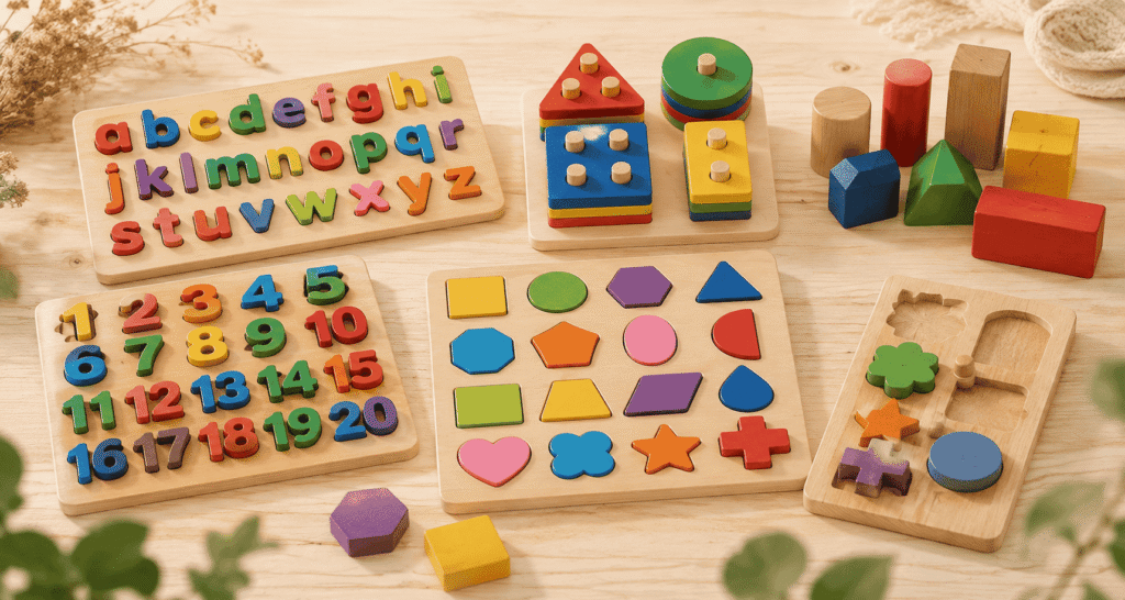 educational toys and puzzles